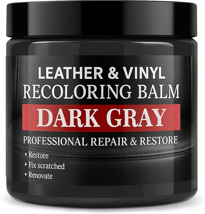 Leather Color Restorer, Leather Recoloring Balm, Scratch Remover, Leather Dye, Leather Paint, Leather Repair Kit for Furnitur