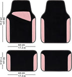 CAR PASS Waterproof Universal Fit Car Floor Mats, Car Mats Fit for SUV,Vans,sedans, Trucks,Set of 4pcs Car Carpet with Driver