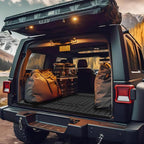 Nilight Cargo Mats for Ford Bronco 4 Door 2021 2022 2023 2024 2025 All Weather Protection Heavy Duty Cargo Liners