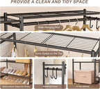 Neprock Wardrobe Closet, Portable Clothing Rack for Hanging Clothes, Free Standing Closet Organizers and Storage System with 