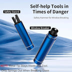 HHXS Window Breaker Seatbelt Cutter, 2026 Upgraded Safe Hammer Glass Breaker Under Water, Emergency Escape Tool for New Car S