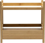 Sorbus Bamboo Bathroom Counter Organizer – 2-Tier Shelf with Hidden Drawer for Vanity, Matcha Station, Bathroom Sink Organize