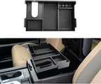Center Console Organizer For 2007-2021 Toyota Tundra/2008-2020 Sequoia - Half Size Console Armrest Organizer Tray For Tundra 2007-2021/Sequoia 2008-2020 Accessories - Full Console w/Bucket Seats ONLY