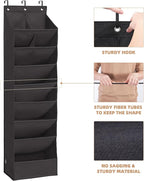 STORAGE MANIAC Over the Door Shoe Organizer Heavy-Duty Large Deep Pocket Hanging Shoe Organizer Shoe Rack Door Closet Shoe Or
