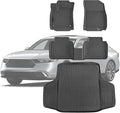 TPE Floor Mats for 2023-2026 Honda Accord (Include Hybrid) All Weather Car Floor Liners Fit Honda Accord Accessories Black