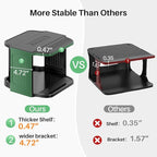 Kitstorack 10 Tiers Stackable Shoe Rack for Closet and Front Door Entrance - Free Standing Plastic Stand, Narrow Tall Vertica