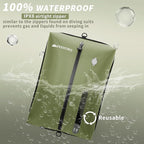 Vacuum Bag for Travel, Reusable Vacuum Compression Bags with Wired Pump for Travel Suitcases, Professional IPX8 Waterproof Tr