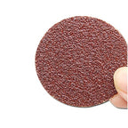 50PCS 3 inch Roll Lock Sanding Disc, VÉZAAR Quick Change Discs 24 36 60 80 120 Grit Assortment Die Grinder Accessories with 1