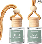 Hanging Car Air Freshener - Aromtopia Hotel Scent Car Fragrance Diffusers - Car Odor Eliminator - Long Lasting Scent - Auto A