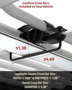 DEXSO 64" x 39" Universal Roof Rack Basket, 200 Lbs Capacity Rooftop Cargo Carrier Basket with Extension Heavy Duty Luggage Holder Rack for SUVs, Trucks, Vehicles