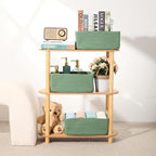 MiniArk Small Storage Baskets for Organizing | Closet Organizer Bins | Shelf Toy Basket | Woven Rope Baskets | Cube Decorativ