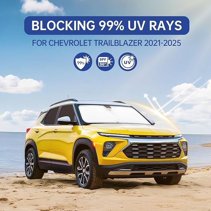 Car Window Shades for Chevrolet Trailblazer 2021-2025, Full Car Window Covers for Privacy, Sunshades for Trailblazer Front Rear Windshield Side Windows to Block UV and Protect Privacy(6pcs)