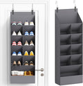 Lifewit 6 Tier Over the Door Shoe Organizer with 11 Large Deep Pockets, Fabric Hanging Shoes Shelf for Closet, Dorm Storage, 