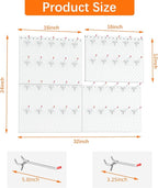 TORACK Metal Pegboard Panels and Hooks for Garage, Workbench, Shop, Shed Tool Organizer Peg Board with 1/8" & 1/4" Holes, Mod