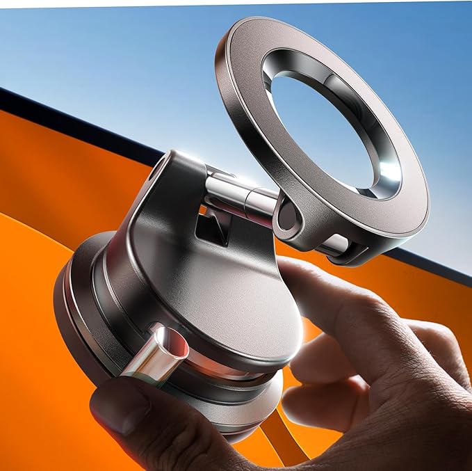 LISEN for Magsafe Car Mount, Phone Holders for Your Car, Magnetic Car Accessories for Women Men Truck Jeep BMW Ford, Gifts for Mother Day, for iPhone 17 Pro Max 16 15 14 13 12, Samsung S26, Black