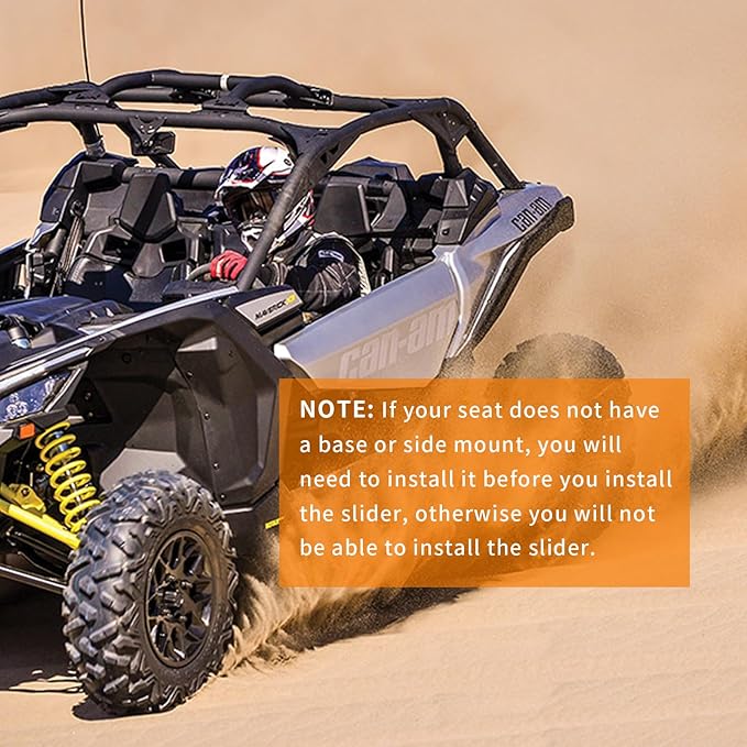 Adjustable Seat Slider, Seat Slider Track, Universal Seat Base Sliders, For Go Kart Four Wheel Off Road UTV, Seat Modification for RVs, Boats and Trucks