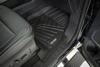 Rough Country Flex-Fit Front Floor Mats for Ford F-250/F-350 Super Duty (2017-2025) Crew Cab - Custom All-Weather Non-Slip TPE Liners w/Spill Saver Lip