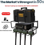 Power Tool Organizer, 120LB Bearing Assemble-free Wall Mount Cordless Drill Holder Utility Racks Storage For Dewalt Milwaukee