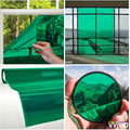 VViViD Transparent Colorful Vinyl Window Tinting Sheets (6ft x 4.9ft, Green)