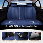 Coverado Car Seat Covers Full Set, Seat Covers for Cars, Car Seat Cover, Car Seat Protector, Leather Car Seat Cushion, Waterp