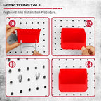 Ultimate 121-Piece Pegboard Hooks Set, Pegboard Accessories with Metal Hooks, Durable Peg Board Organizer Accessories, Pegboa