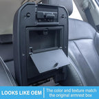 JKCOVER Center Console Hidden Box Organizer Compatible with 2016-2021 2022 2023 Toyota Tacoma Accessories Armrest Hidden Storage Box Secret Compartment Press to Open and Close (Patent Design)