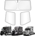 KUST Full Coverage Window Shades for Volvo VN/VNL 2002-2025, VNR/VAH/VNX 2020-2025 Accessories, Window Cover UV Block Privacy Protection Keep Your Car Cool Easy Install Full Set 3PCS