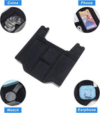 PIMCAR Center Console Organizer Upgrade Flocked Liner Interior Compatible with Dodge RAM 1500 2500 3500 2019-2025 2026 ABS Plastic Material Shell Armrest Box Insert Tray Accessories