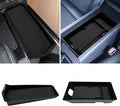 Xaido 2PCS Center Console Tray Compatible with 2025 2026 Toyota Camry Accessories, Gear Shifter Right Side Tray, Armrest Storage Box Organizer, Black
