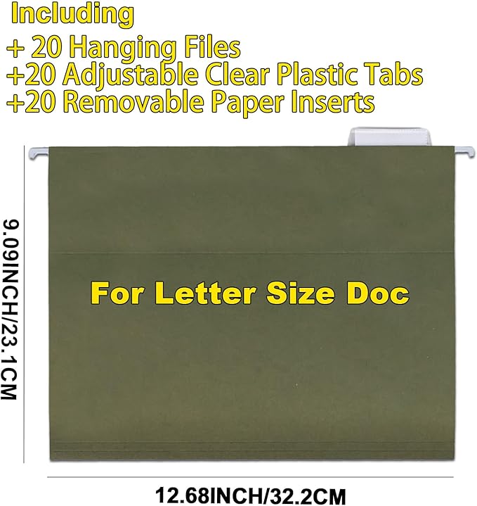 File Storage Cabinet File Organizer Document Organizer File Box in Office and Home with Combination Lock with 20 Letter Size 