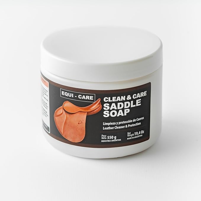 EQUI - CARE: Clean & Care Saddle Soap, Glycerin-Based soap with Added Moisturizers Designed to Clean and Condition Leather. K