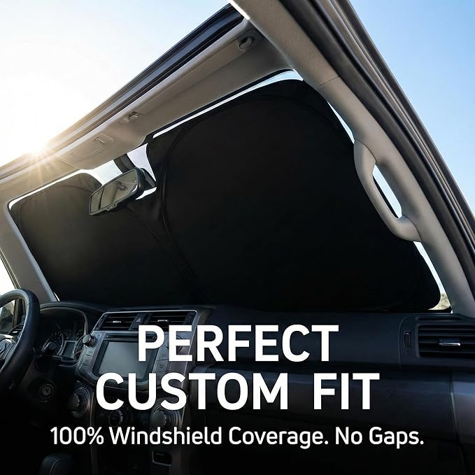Windshield Sun Shade for Chevy Trailblazer 2021-2024 2025 2026 Sunshade Front Window Shade Custom Fit Trailblazer Accessories Sun Visor Foldable Shade Blocks UV Rays Accessories