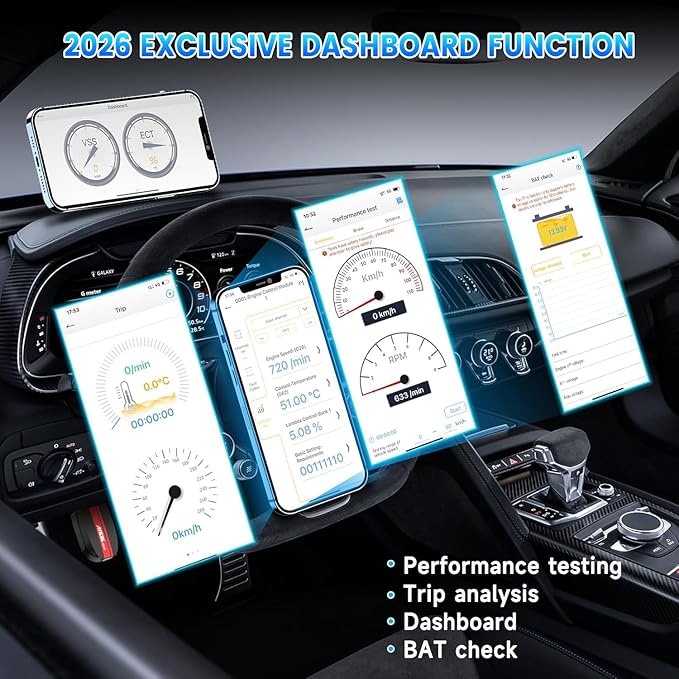 ANCEL BD500 Bluetooth Diagnostic Scan Tool for VW Audi Seat Skoda Diagnosis, Full Systems Volkswagen OBD2 Scanner Vag Car Code