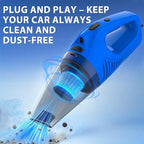 THINKWORK Car Cleaning Kit Car Detailing Kit,Car Cleaning Kit Interior Cleaner with High Power Blue Handheld Vacuum Cleaner,B