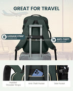 LOVEVOOK Travel Backpack for Women & Men 40L,Airline Approved Carry On Backpack Travel Essential,TSA Carry on Luggage,Waterpr