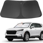 Front Windshield Sun Shade Foldable Car Front Window Sun Shade Windshield Shade Custom Fit for 2023-2025 2026 Honda CRV SUV Block UV Rays Accessories Heat Keep Cooler