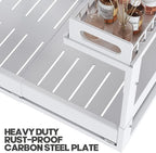 1 Pack-16"-26"W Expandable Under Sink Organizer With Upgrade Ball-Bearing Slide,2-Tier Pull Out Under Cabinet Organizer Heigh
