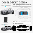 KMF 8pcs Thicken Sun Shades for Lexus RX 2023-2026 Accessories, RX350 Windshield Sunshade Full Car Window Covers for Side Rear, UV Block and Blackout Protect Privacy for Car Camping