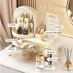 Makeup Organiser Storage Large Capacity Dressing Case Makeup Organizer, Cosmetic Storage Organizer with Drawers, Cabinet,Brus