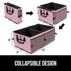 GORILLA GRIP Large Capacity Sturdy Trunk Storage Organizer, Slip and Water Resistant Collapsible Organization Container for