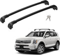 FLYCLE 300Lbs Roof Rack Cross Bars Compatible with KIA Telluride 2019-2025 S SX SX-P EX, Lockable Cross Bars Roof Rack Cargo Bars for Luggage Kayak Bikes Canoe Ski Snowboard