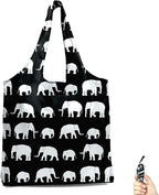 BeeGreen Reusable Grocery Shopping Bag -Travel Tote Bag - Foldable Compact Sturdy Bags
