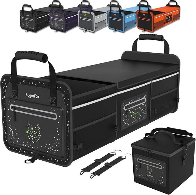 Car Trunk Organizer | Foldable, Waterproof | Trunk Organizer for SUV/Cars | Car Organizers & Storage - Car Accessories for Wo