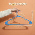 Utopia Home Plastic Hangers 50 Pack - Perfect Space Saving Clothes Hanger - Durable and Strong - Perfect Closet Organizers wi