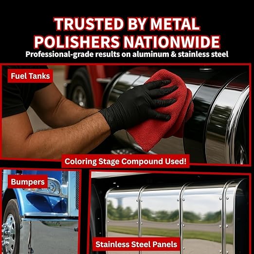 Renegade Products G16 Green Rouge Coloring Compound Bar – Metal Polishing Compound for Buffing Wheels – Fine Finishing for Aluminum and Stainless Steel