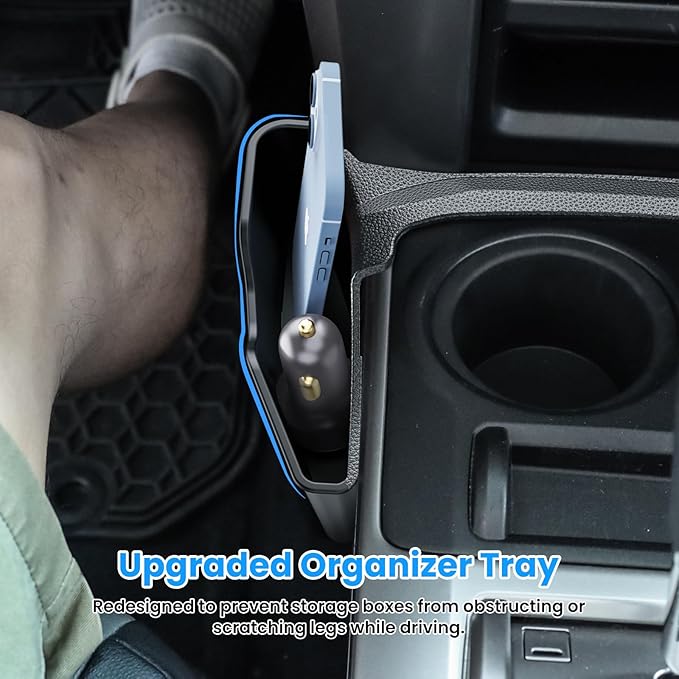 3PCS Center Console Organizer Compatible with Toyota 4Runner 2024 2023 2022 2021 2020 2019-2010 Glove Box Organizer Gear Shift Tray Armrest Storage Box 5th Gen 4 Runner Accessories