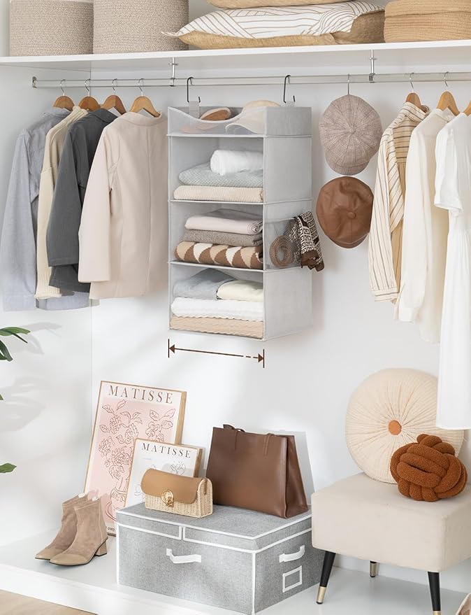 Underbed Storage Organizer with Hanging Closet Organzier