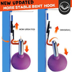 ULIBERMAGNET New Upgraded Heavy Duty Magnetic Garage Hooks,4 Pack Strong Large Magnet Hooks for Power Drill,Garden Tools,Hose