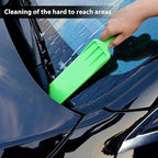 NEWISHTOOL Long Reach Auto Bulldozer Squeegee, 3PCS Bulldozer Tint Tool Squeegee and 10PCS Scrub Pads Mini Paddle Scrubber Squeegee for Window Tint Film Installing Vehicle Rear Window Glass Cleaning