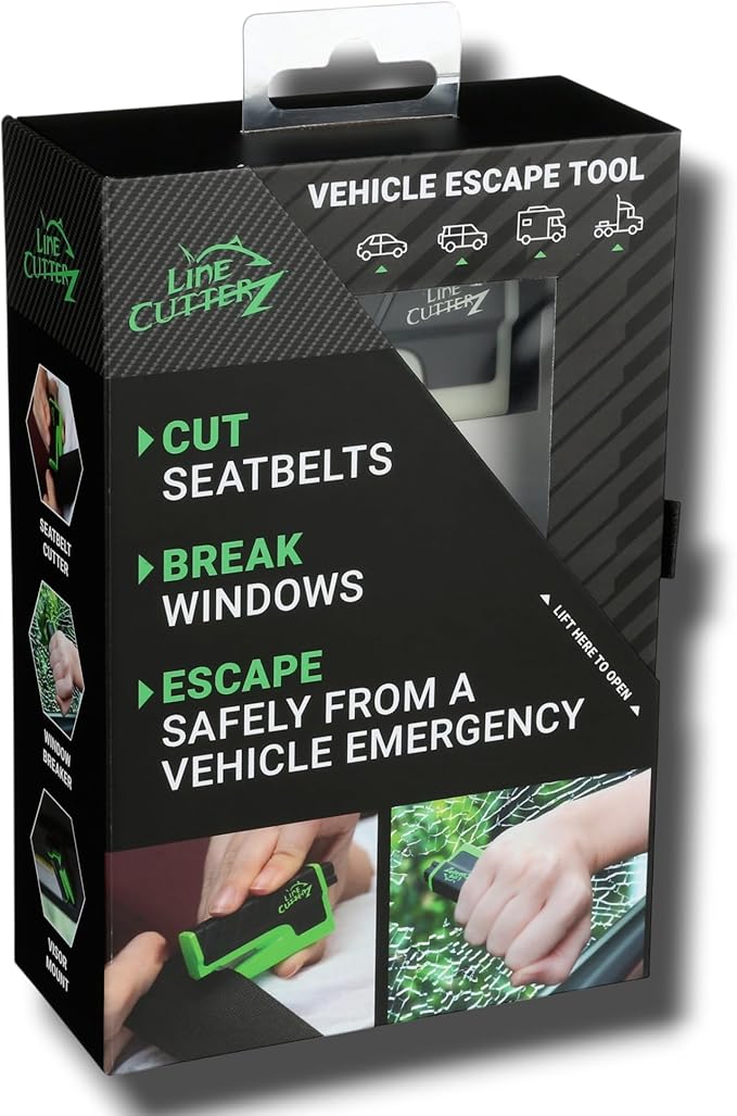 Line Cutterz "VET" Vehicle Escape Tool (Glow-in-the-Dark)